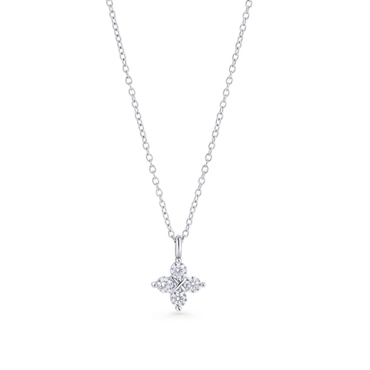 MIA BIJOUX - CHAINE 16" PENDENTIF "BRIGET & PIERRE" - ARGENT