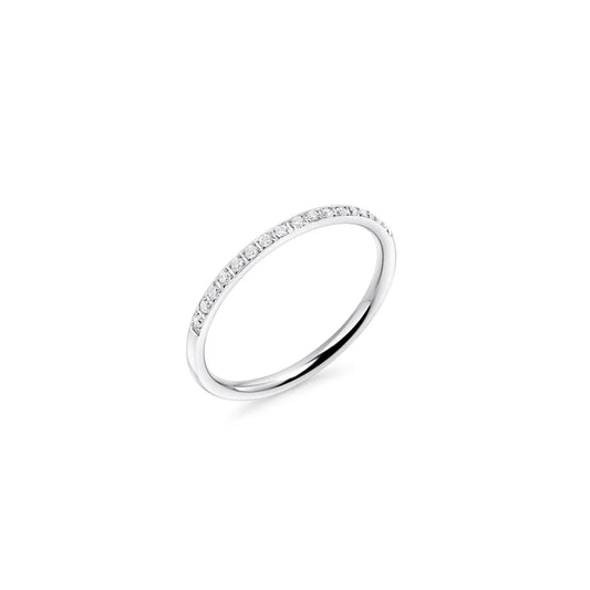MIA BIJOUX - BAGUE 8 "ALFIE RING"  - ARGENT