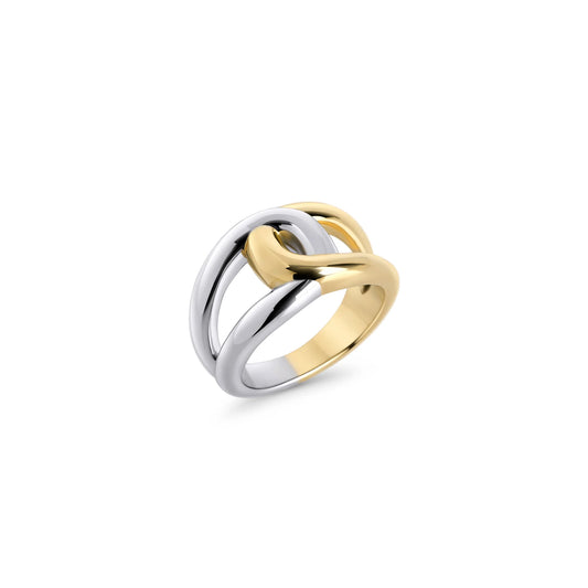 MIA BIJOUX - BAGUE 8 "THEODORA"  - ARGENT & OR