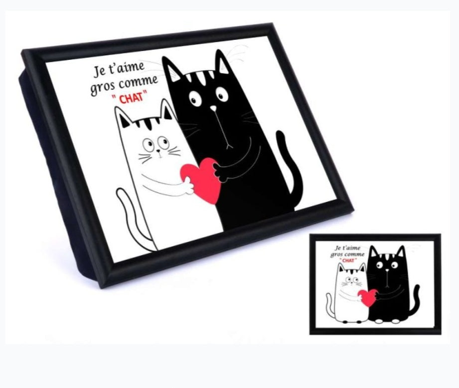 COUSSIN LECTURE- JE T'AIME GROS COMME CHAT