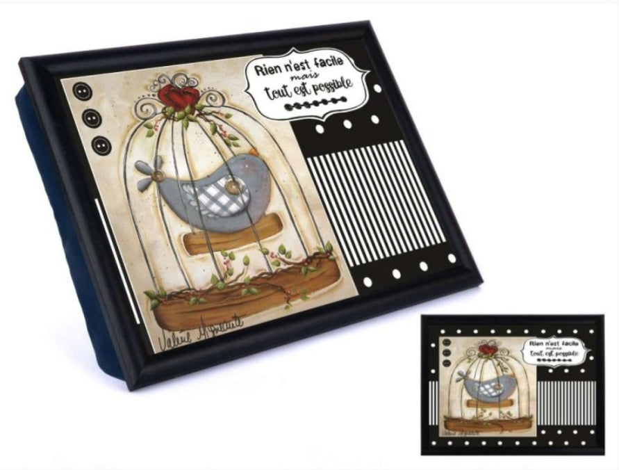 COUSSIN LECTURE- CAGE D'OISEAU