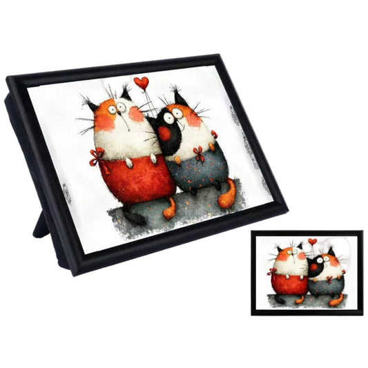 COUSSIN DE LECTURE - LES CHATS EN AMOUR