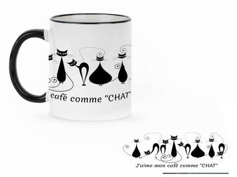 TASSE - CHATS NOIR