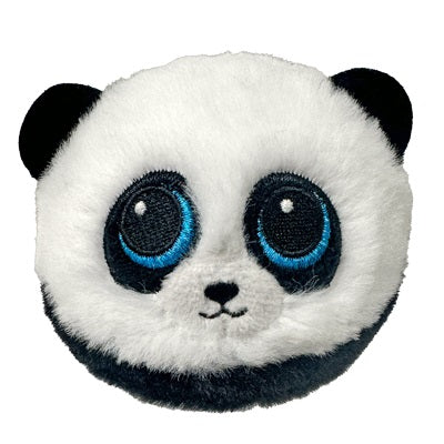 BEANIE B -"CHECKERS " PANDA BLANC