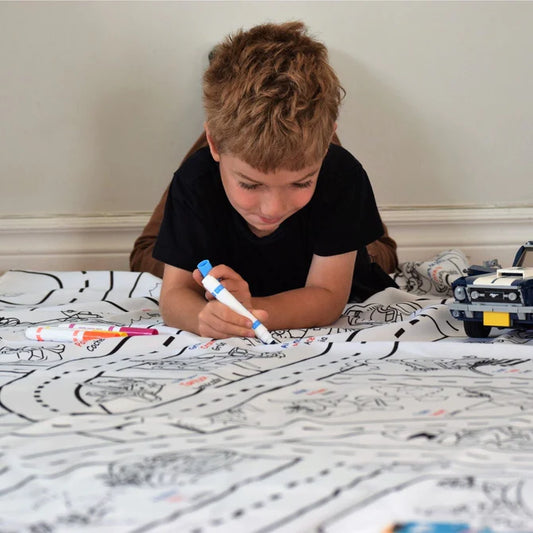 BIMBOO - NAPPE A COLORIER 45 X 45" -  TRANSPORT