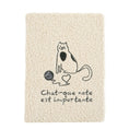 Charger l'image dans la visionneuse de la galerie, CAHIER 6 X 8" LAINE BOUCLE "CHAT-QUE NOTE"
