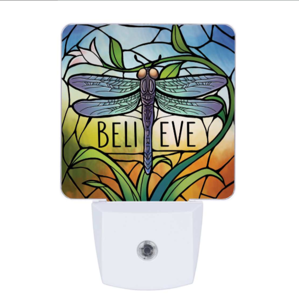 EDENBOROUGH - VEILLEUSE " BELIEVE LIBELLULE"