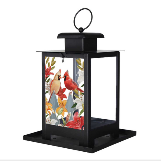 EDENBOROUGH - MANGEOIRE OISEAUX METAL "CARDINAUX"