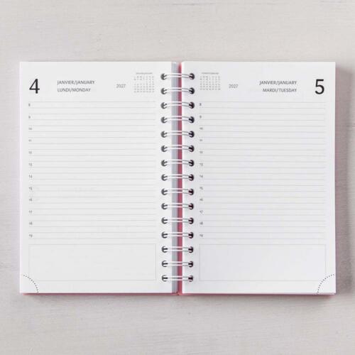 W.MAXWELL - AGENDA JOURNALIER 2026-27 "EURO-E" - ROSE
