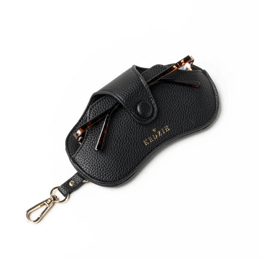 ETUI LUNETTE AVEC ATTACHE PIVOTANTE NOIR