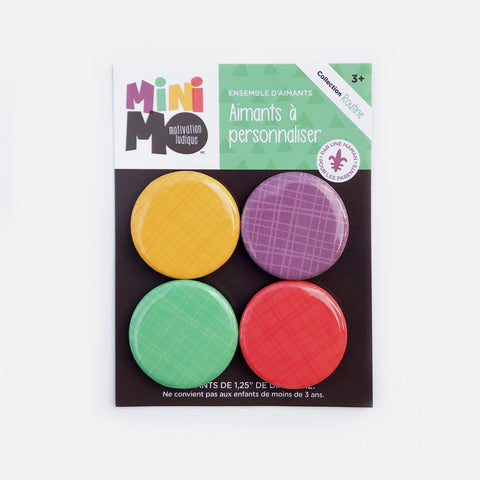 MINIMO - 4 AIMANTS A PERSONNALISER