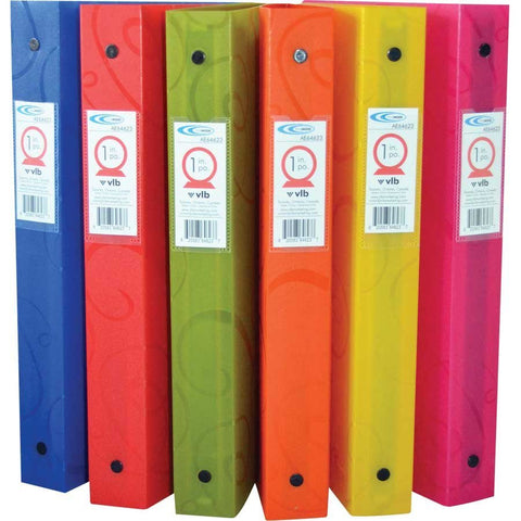SCOLAIRE PAPETERIE - Reliure à anneaux Swirl  1 po.