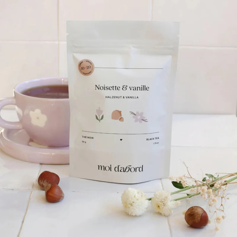 THE NOIR -  NOISETTE & VANILLE 50G