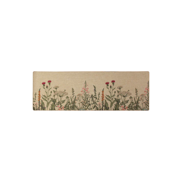 TAPIS POLY 18 X 29.5" -  FLEURS SAUVAGES