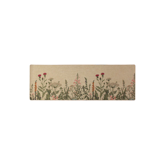 TAPIS POLY 18 X 29.5" -  FLEURS SAUVAGES