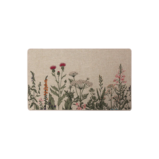 TAPIS POLY 18 X 29.5" -  FLEURS SAUVAGES