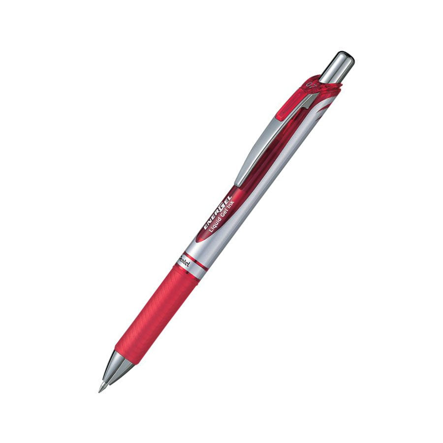 SCOLAIRE PAPETERIE - STYLO BILLE ROULANTE "ENERGEL" 0.7mm  ROUGE