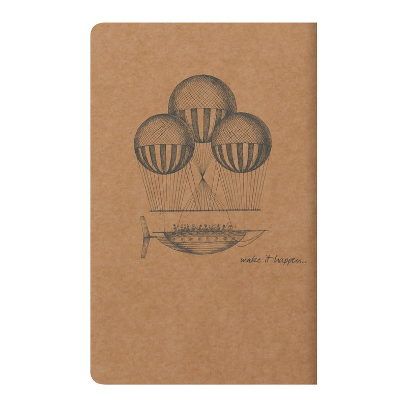 CLAIREFONTAINE - CAHIER "FLYING SPIRIT" 4X6" LIGNÉ