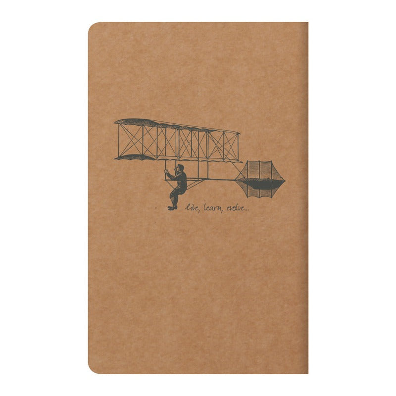 CLAIREFONTAINE - CAHIER "FLYING SPIRIT" 5X8" LIGNÉ