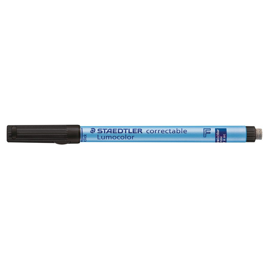 SCOLAIRE PAPETERIE - MARQUEUR EFFACABLE"LUMOCOLOR" POINTE FINE NOIR