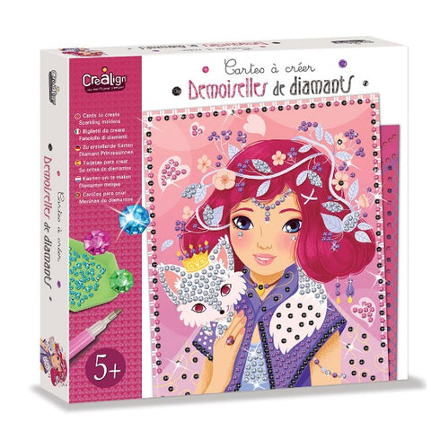 CREALING - CARTE À CREER DEMOISELLES DIAMANTS