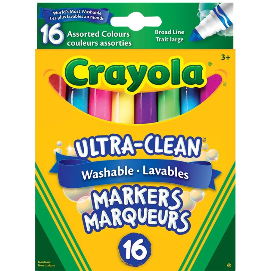 SCOLAIRE PAPETERIE - MARQUEUR LAVABLE TRAIT LARGE  ORIGINAL@16