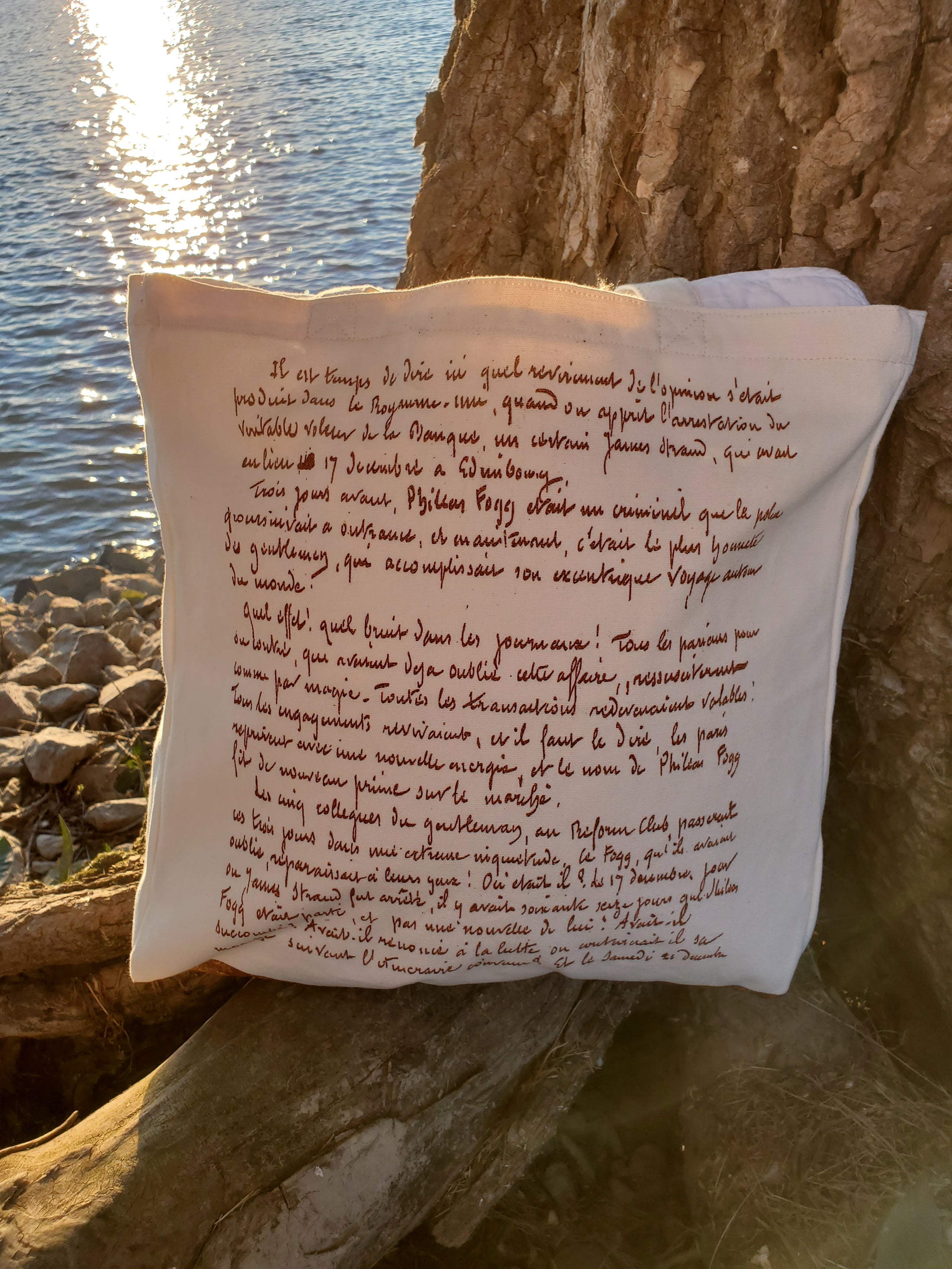 PAPERBLANKS - SAC CANEVAS"J VERNE - AROUND WORLD" 15X15X3½