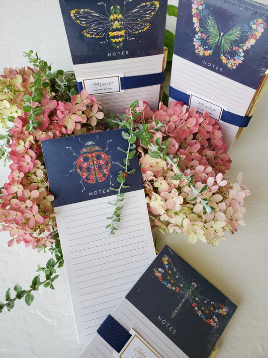 LADY JAYNE - LIBELLULE BLOC-NOTE MAGNÉTIQUE & STYLO