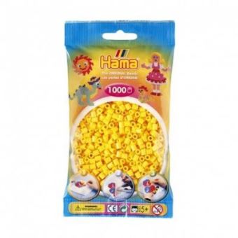 HAMA - SAC 1000 PERLES JAUNE