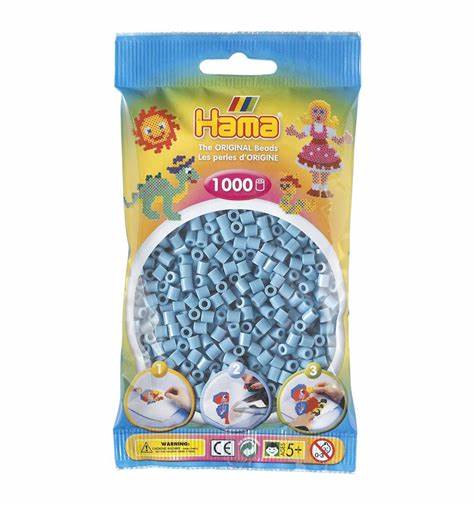 HAMA - SAC 1000 PERLES TURQUOISE
