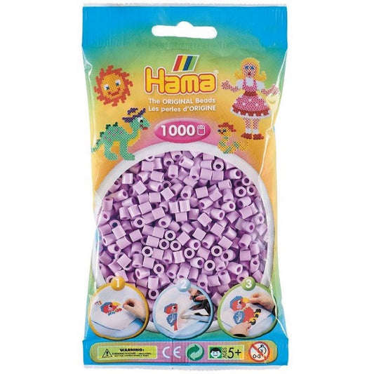 HAMA - SAC 1000 PERLES PASTEL LILAS