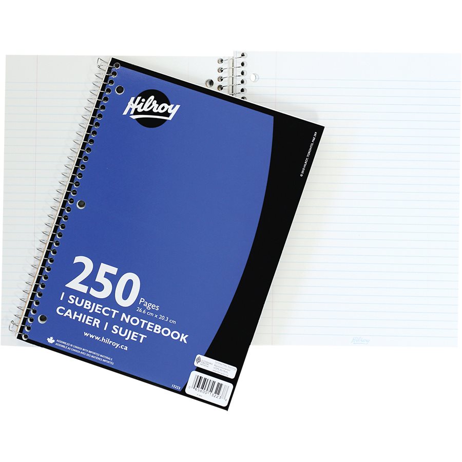 SCOLAIRE PAPETERIE - CAHIER SPIRALE 1 SUJET 250P