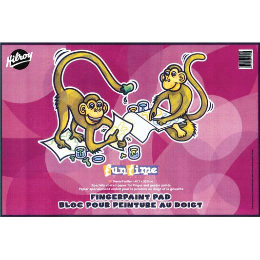 SCOLAIRE PAPETERIE - PAPIER PEINTURE AU DOIGT "FUN TIME"