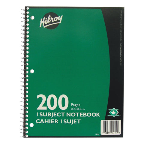 SCOLAIRE PAPETERIE - CAHIER SPIRALE 1 SUJET 200P