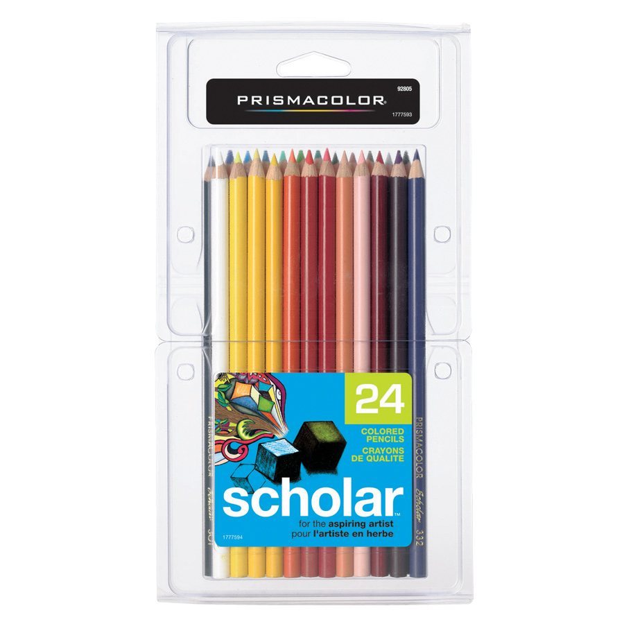 SCOLAIRE PAPETERIE - CRAYONS À COLORIER "PRISMACOLOR SCHOLAR" @24