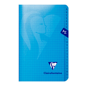 CLAIREFONTAINE - CARNET RÉPERTOIRE A-Z QUADRILLÉ 5/5 96P