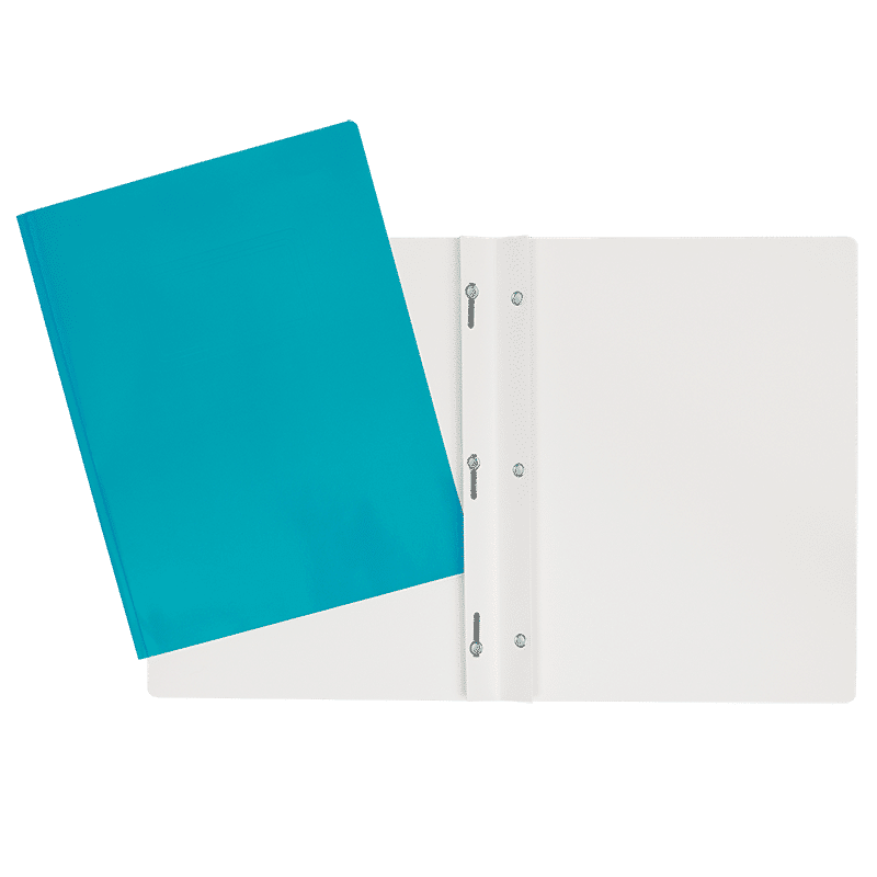 SCOLAIRE PAPETERIE - COUVERTURE DUO-TANG LAMINÉ 3 ATTACHES TURQUOISE