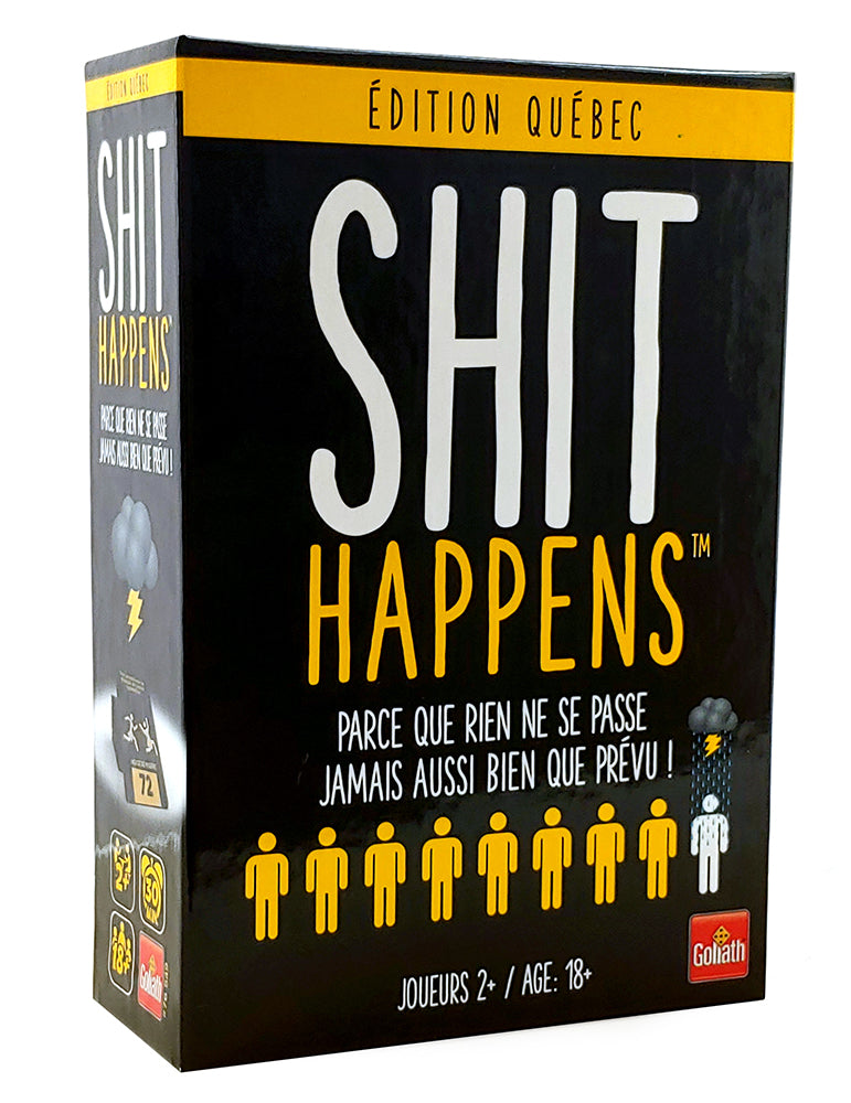 GOLIATH - JEU "SHIT HAPPENS" ÉDITION QUEBEC
