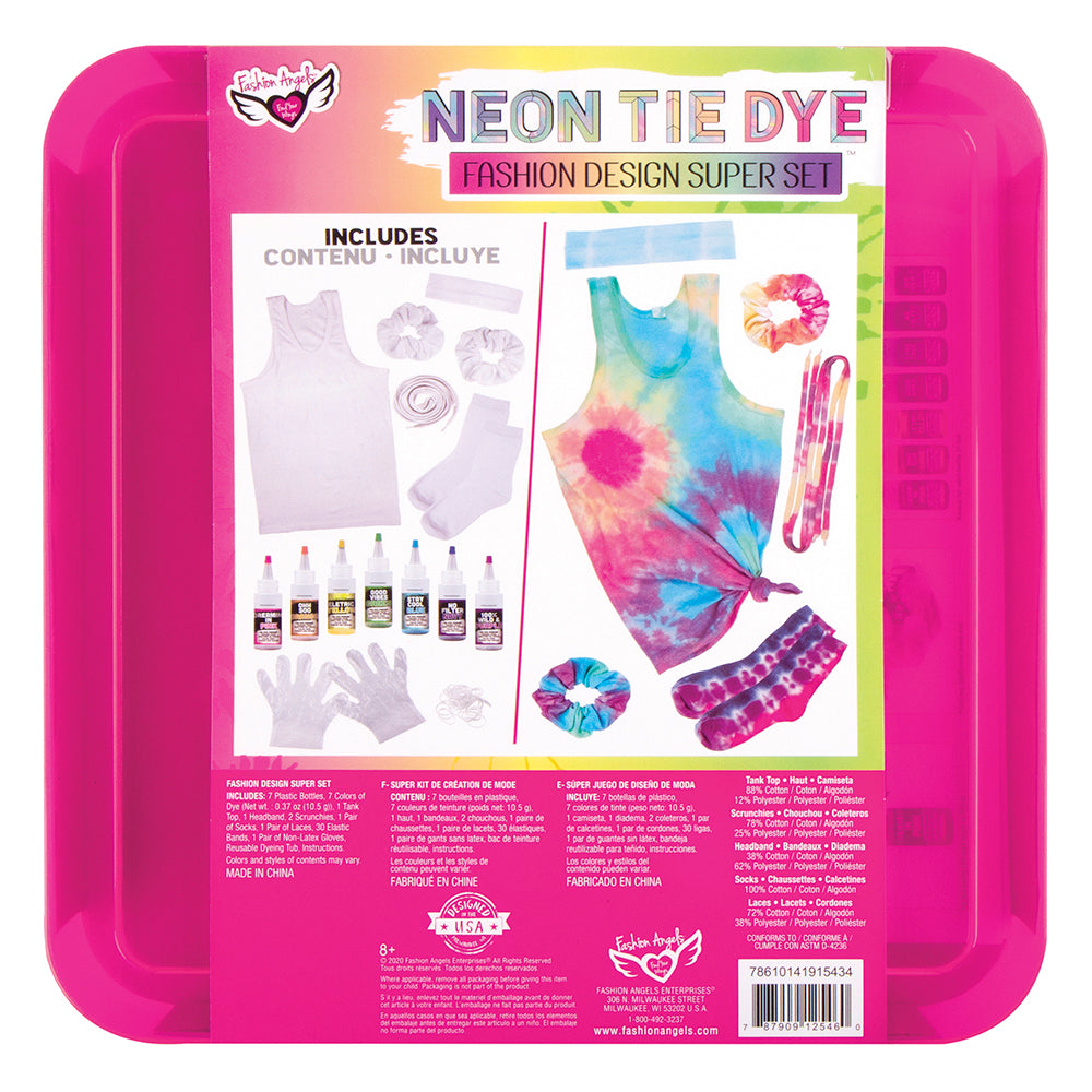 FASHION ANGELS - NEON TIE DYE ENSEMBLE MODE DE LUXE