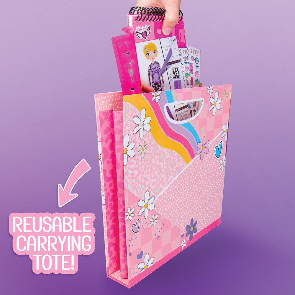 FASHION ANGELS- FEUILLES CROQUIS MODE & ETUI