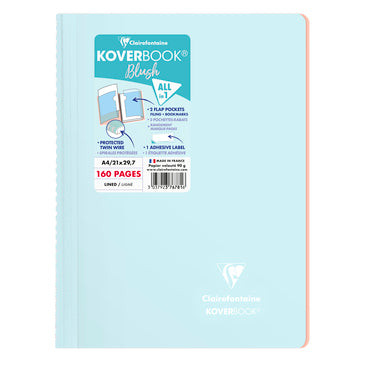 CLAIREFONTAINE - CAHIER  "KOVERBOOK BLUSH" 8¼X11¾"