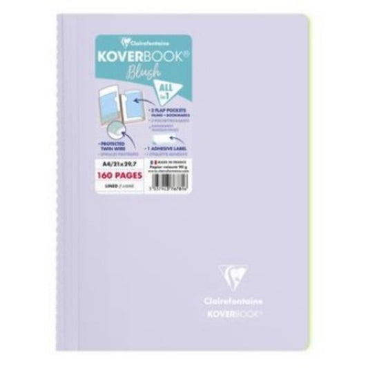 CLAIREFONTAINE - CAHIER  "KOVERBOOK BLUSH" 8¼X11¾"