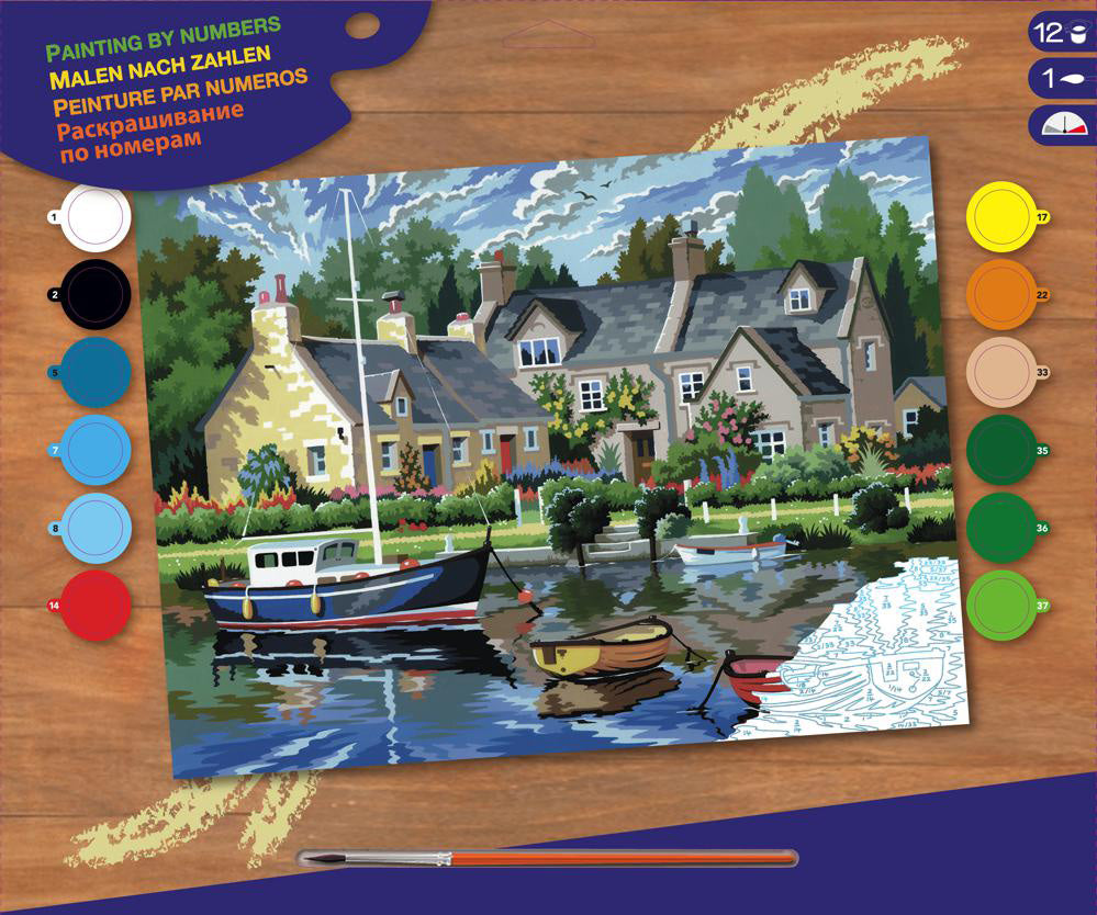 SEQUIN ART - PEINTURE A  # SENIOR - EAUX TRANQUILLE