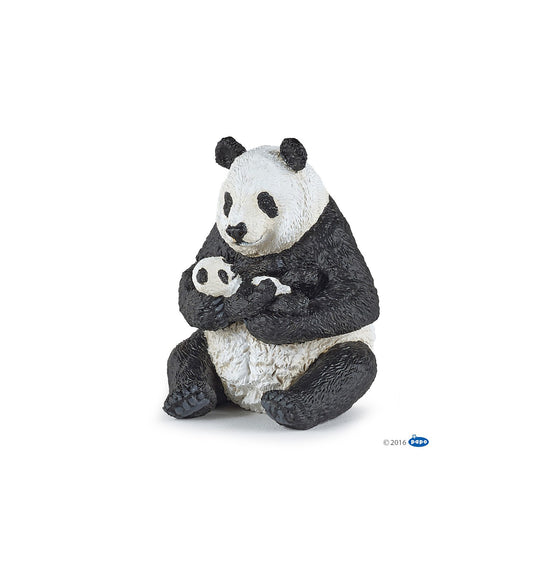 PAPO - FIGURINE PANDA & BEBE