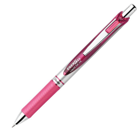SCOLAIRE PAPETERIE - STYLO BILLE ROULANTE "ENERGEL" 0.7mm  ROSE
