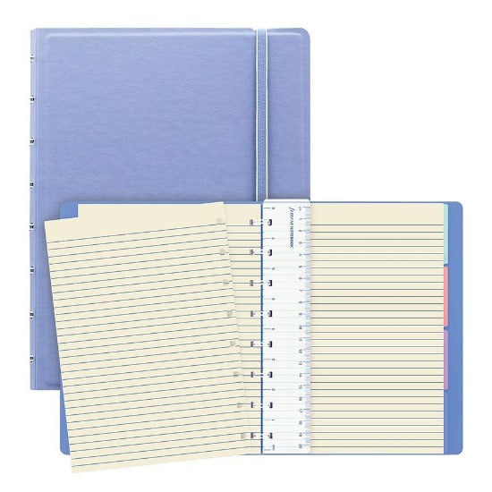 SCOLAIRE PAPETERIE - CAHIER NOTE FILOFAX® 8¼ X 5¾" PASTEL BLEU