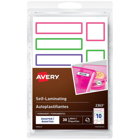 SCOLAIRE PAPETERIE - ETIQUETTES AUTOPLASTIFIANTES NEON FORME ASSORTIES@30