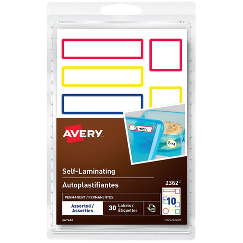 SCOLAIRE PAPETERIE - ETIQUETTES AUTOPLASTIFIANTES FORME ASSORTIES@30