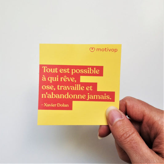 MOTIVOP ORDI - TOUT EST POSSIBLE A QUI REVE