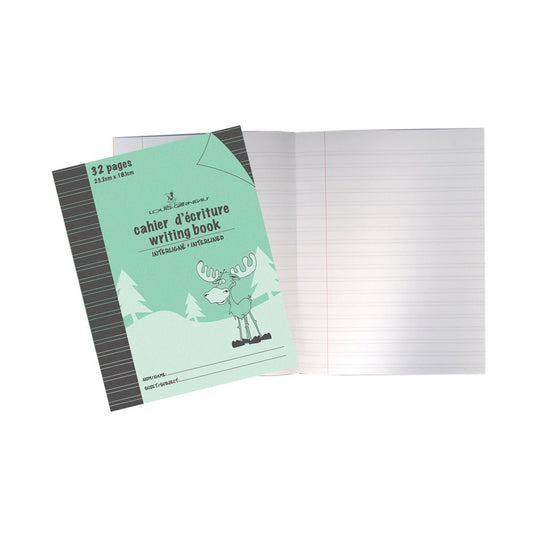 SCOLAIRE PAPETERIE - CAHIER D'ÉCRITURE "LG" INTERLIGNÉ VERT